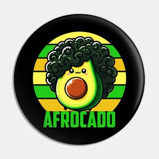 Afrocado - Funny African American Avocado Pin