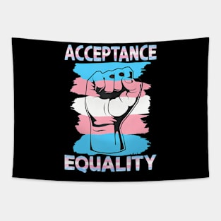 Transgender Trans Pride Flag Acceptance Equality Tapestry