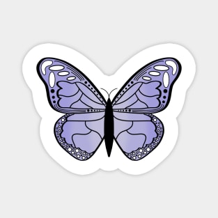 Light Purple Butterfly Magnet