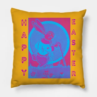 POP ART EASTER BUNNY RABBIT COMICS Pillow