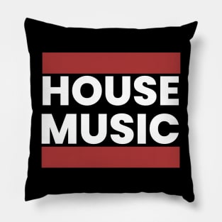 HOUSE MUSIC  - DMC Steez (White) Pillow