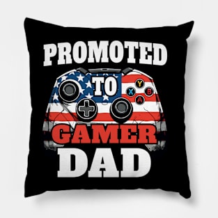 Promoted to Gamer Dad: American Flag Controller Pillow