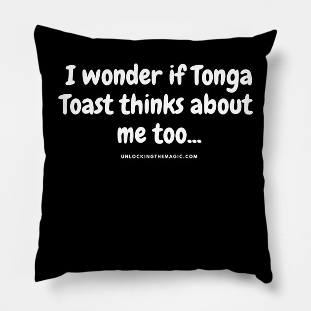 Tonga Toast Pillow by Unlocking The Magic