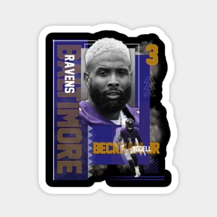 Baltimore Ravens Odell Beckham Jr 3 Magnet