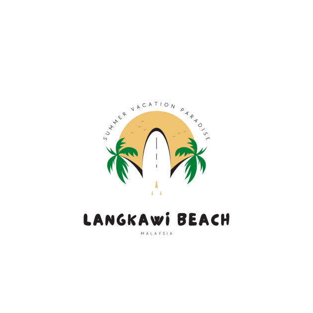 Summer vacation paradise Langkawi beach tshirt by pouoQ