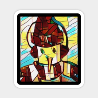 Punpun Stained Glass Magnet