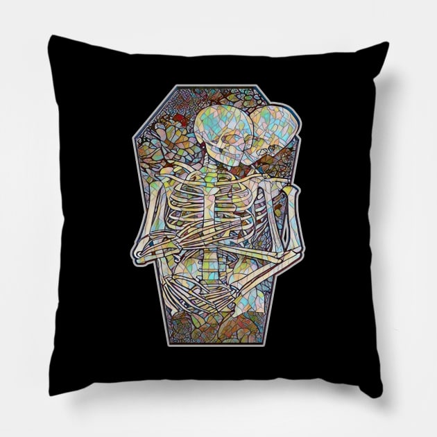 The Lover Mosaic Style Pillow by neogu