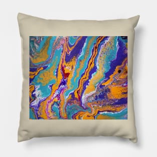 Outpourings - Streams of Life Pillow