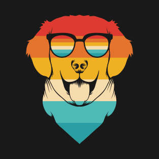 Dog Retro Retriever T-Shirt