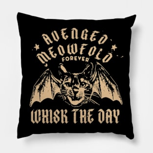 Avenged Meowfold Whisk The Day Pillow