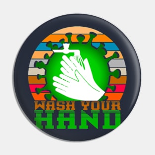 Wash Your Hand Pin