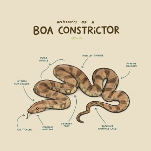 Anatomy of a Boa Constrictor T-Shirt