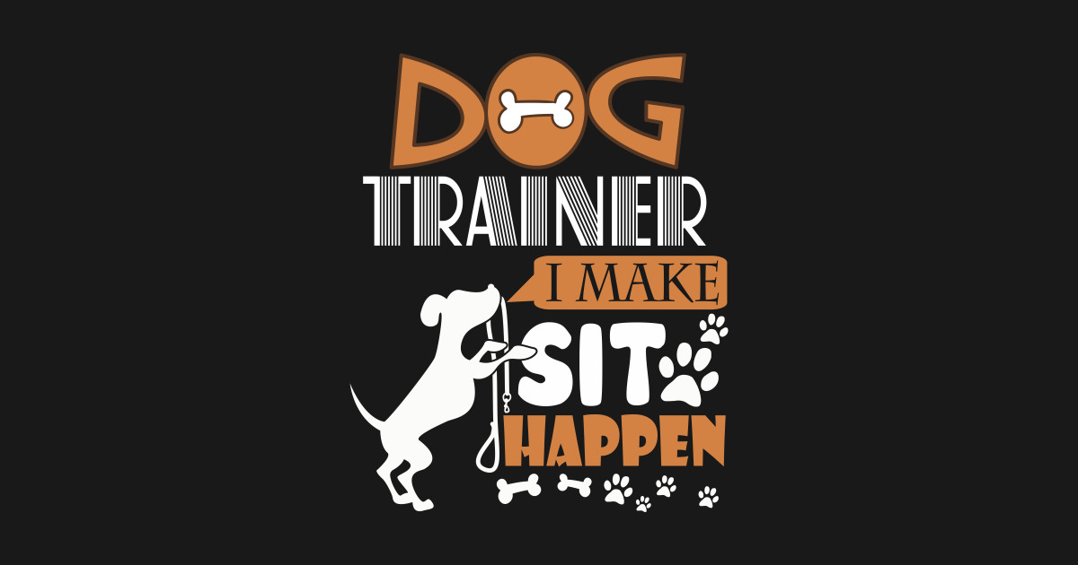 Funny Dog Trainer Shirt Dog Commands Obedience Training ...