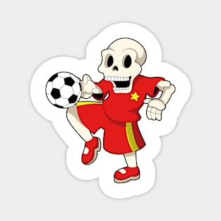 Skeleton at Soccer Sports Magnet