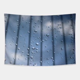 Raindrops on glass Tapestry