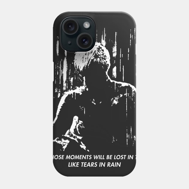 Blade Runner - Like Tears in Rain Phone Case by MarzipanBassoon