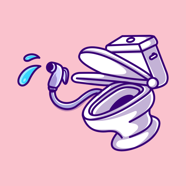 Water Splash From Toilet Cartoon by Catalyst Labs