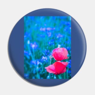 Poppies Pin