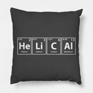 Helical Elements Spelling Pillow