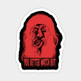 Evil Santa (red version) Magnet