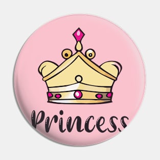 Royal Princess Crown Pin