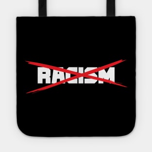 No Racism!!! Tote