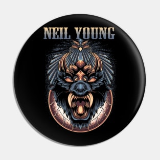NEIL YOUNG. BAND Pin