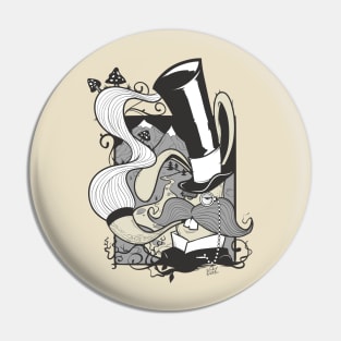 Gentleman Rabbit Pin