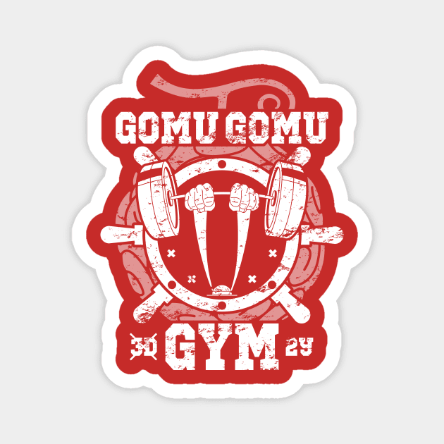 GOMU GOMU GYM Magnet by ALCESA