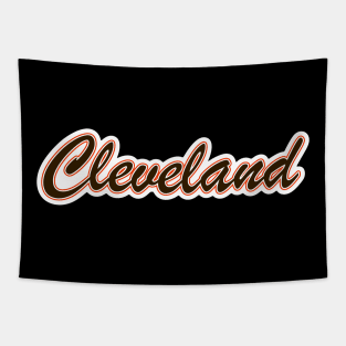 Football Fan of Cleveland Tapestry