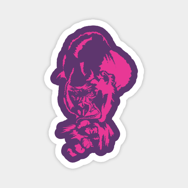 Original Thinker - pink Magnet by TommyArtDesign