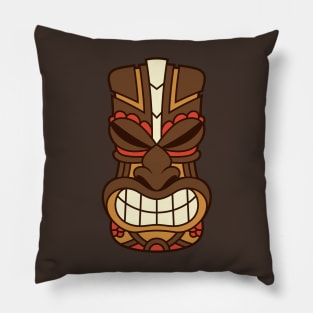 Funny Tribal Tiki Head Pillow