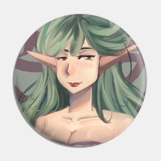 Delicate elf princess Pin by Egg Kek