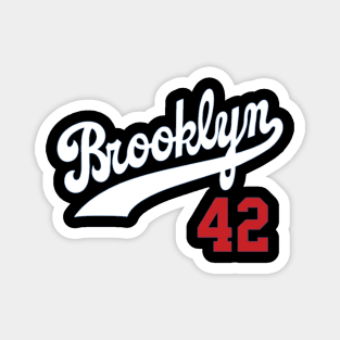 Brooklyn Dodgers 42 Magnet