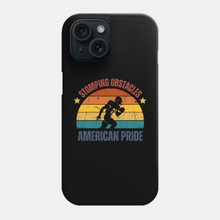 Stomping Obstacle That is American Pride - American Football Phone Case