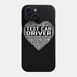 Test Car Driver Heart Phone Case