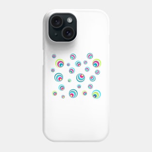 Pop Art Bubbles - neonlights Phone Case