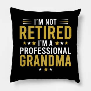 I'm not retired, I'm a professional Grandma Pillow