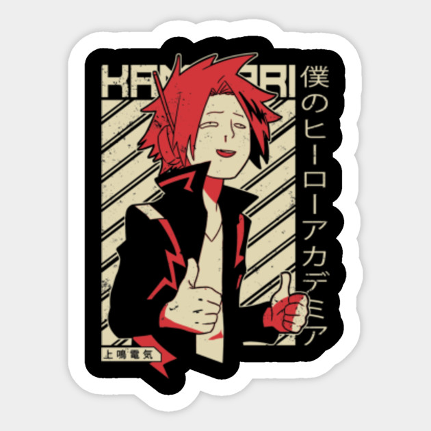 Chargebolt Kaminari My Hero Academia Anime Anime And Manga Sticker Teepublic