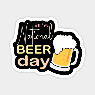 National Beer day Magnet