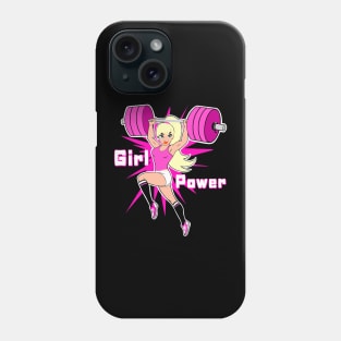 Fitness Girl, barbell girl, gym girl, fitness girl Phone Case