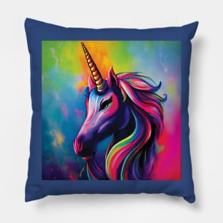 Rainbow Unicorn Pillow