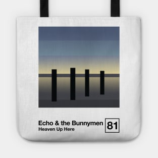 Echo & The Bunnymen / Minimalist Style Graphic Artwork Poster Design Tote
