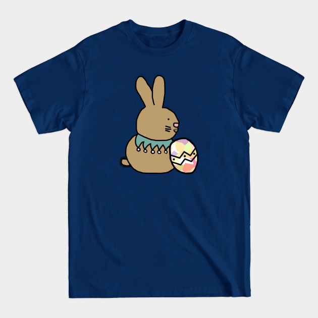 Bunny Rabbit Holding Easter Egg - Easter Bunny - T-Shirt