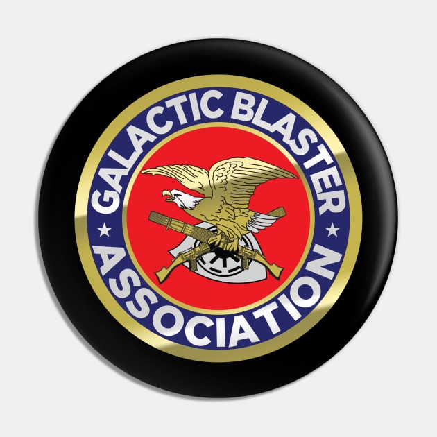 Galactic Blaster Association Pin by Hindsight Apparel