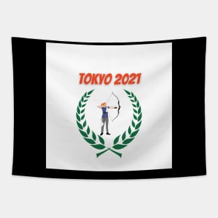 Archery Tokyo 2021 Olympics Tapestry