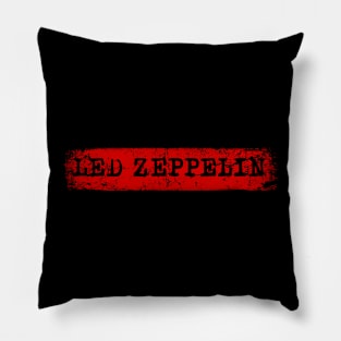 LZ Red Grunge Effect Pillow