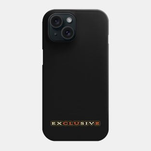 Exclusive 1 Phone Case