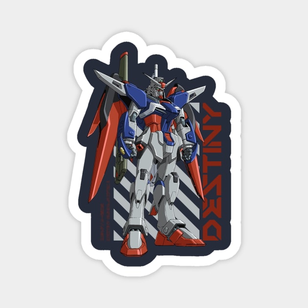 Destiny Gundam Spec II Magnet by Shapwac12