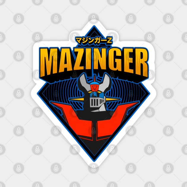 284 Mazinger Z Losanga Magnet by Yexart